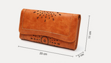 Retro-style Faux Leather Purse For Women
