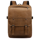 Otto Faux Leather Travel Backpack