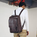  Leather Travel Backpack for Men by Wolph
