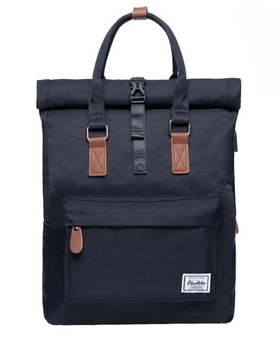 Edler Canvas Rolltop Travel Rucksack 